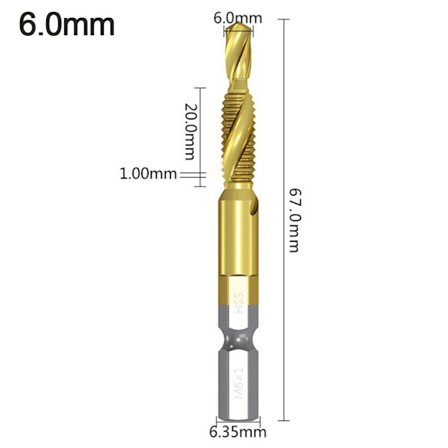 Kierreporan varsi Kierreporanterät M6