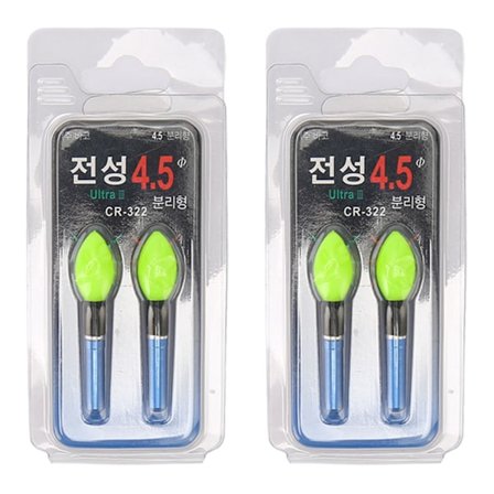 4 stk Bobber Light Glow Sticks Gjenbrukbar glødepære type Elektronisk fiskeflottør Light Stick for nattfiske Grønn