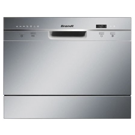 BRANDT DFC6519S fristående diskmaskin - 6 platsinställningar - Bredd 55 cm - Klass A + - 49dB - A + - Vit