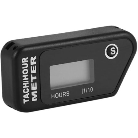Tilbakestillbar timemåler digitalt turteller for utenbordsmotor gressklipper motocross marine motorsag pit bike Hm016R