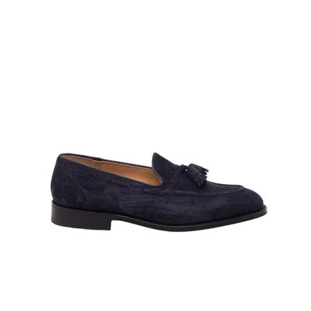 Church's Kingsley 2 suede - Moccasins with nappine , Blauw , Heren , Maat: 43 EU Instappers & Slip ons