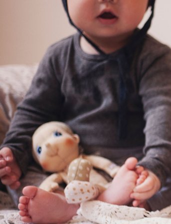 Rubens Barn R B Docka - Elm - Mini Ecobuds - Multi/patterned - 6X12X23CM