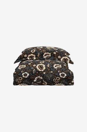 Borås Cotton - Sengetøjssæt Livia - Grå - Sengesæt - 230X220 - Fra Homeroom