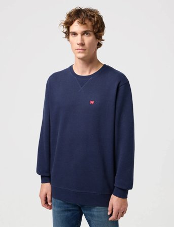 Wrangler Sign Off Crew - Navy - L