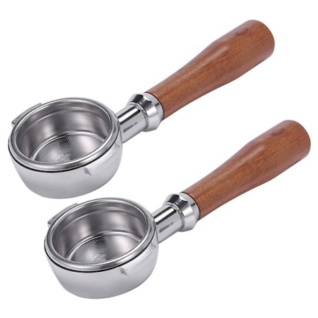 3X 58mm Rostfritt Stål Kaffebryggare e61 Baslös Filterhållare Kaffebottnlös Handtag Kaffe