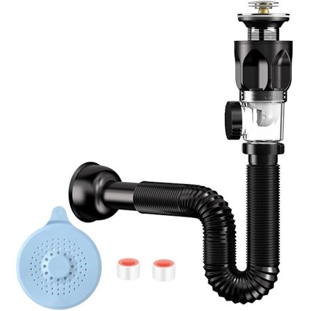 Avløpssett for baderomsvask – for 1-1/4 tommer og 1-1/2 tommer avløpsrør