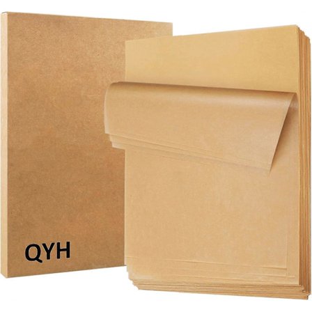 300 kpl Leivinpaperiarkkeja leivontaan, 20x30 cm valkaisematon esileikattu (FMY)