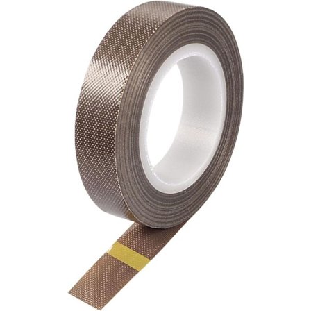 PTFE-tejp 15 mm brun högtemperaturtejp för manuell och pulsvakuumförseglare tejp 10 m/32,8 fot
