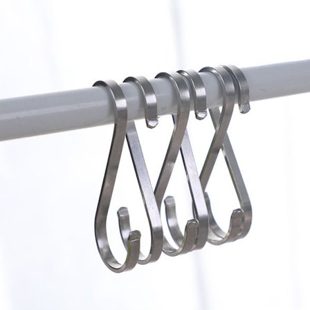 Rustfrit stål S-kroge til ophængning af køkkengrej eller slagterkød