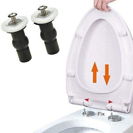 Simple Toilet Seat, Soft Close, Universal Toilet Seat with Quick Release for Easy Cleaning & Maintenance, Fits Elongated Toilets