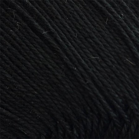 Merc. 12/3 Virkgarn 200 gr. på härva Svart one size