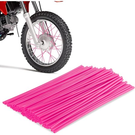 72 stk eikebeskyttere eikeskall beskyttelsesomslag felgomslag for universell motorsykkel motocross dirtbikes sykkel