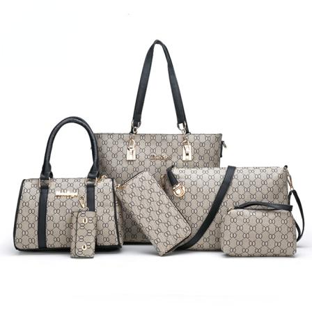 Naisten naisten käsilaukku Muoti One-Shoulder Crossbody Suurikapasiteettinen käsilaukku Black