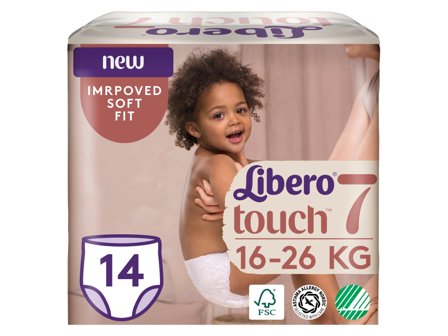 Libero Touch 7 Pants, 16-26 kg, 14 stk