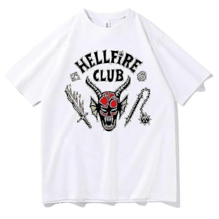 Stranger Things 4 Hellfire Club T-Shirt - WELLNGS Style1 110
