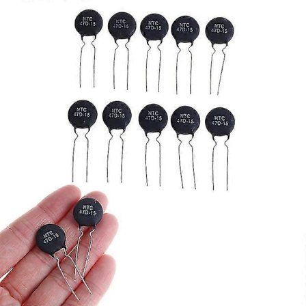 10 stk. termisk modstand Ntc 47d-15 diameter 15 mm Shytmv