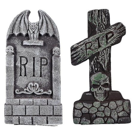 2 kpl Kauheita Halloween-hautakiviä Halloween-koristehautoja
