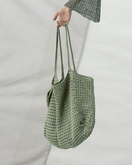 Opskrift Taske Grøn - Lang Yarns