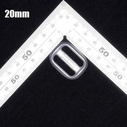 1 stk Metal Stige Lås Skyder Juster Spænder 20MM