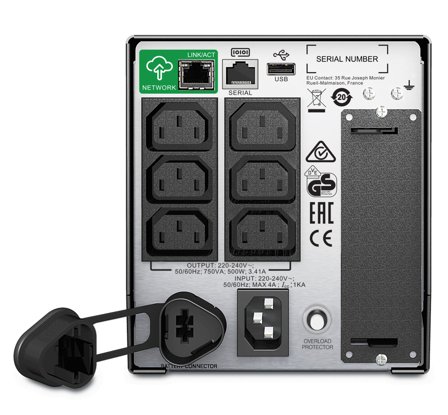 Schneider Electric SMT750IC UPS 230 V, Datamaskin & surfing