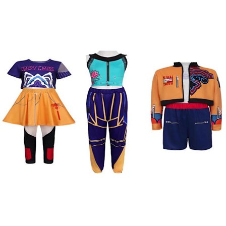 2025 KPop Demon Hunter Rumi Cosplay -asu Mira Zoe Halloween Karnevaaliasu - Täydellinen Mira (toppi + hame)