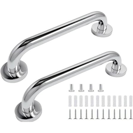 2-pak Støttehåndtag til badeværelse – Håndtag til bad og brusebad