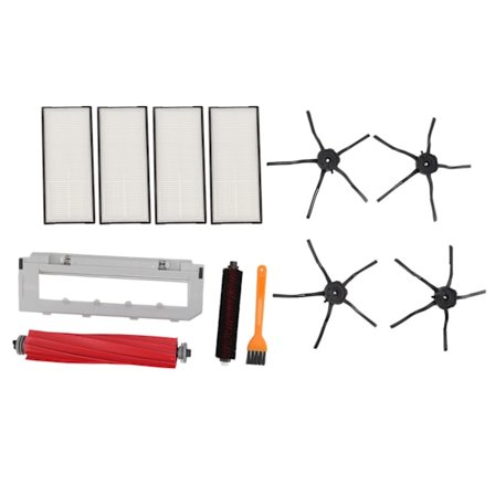 Dammsugartillbehörssats Ersättningsdelar till Roborock S7 MaxV Plus S7 MaxV Ultra Inkluderar gummiborste Hårborstfilter