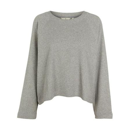 Basic Apparel Barbara Sweatshirt Grå, Dame Striktrøjer