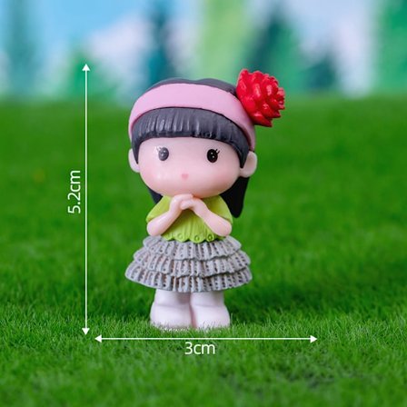 Mini Dreng Pige Model Figurer Håndværk Elskere Figurer Par Mini