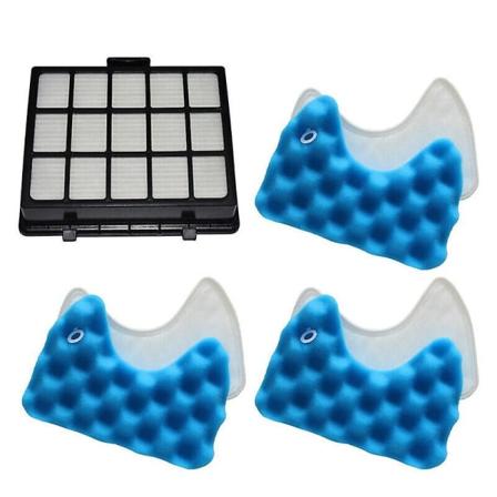 3 uppsättningar svamp + 1 filter för Samsung Dj97-00492a Sc6520 Sc6530 Ersättning