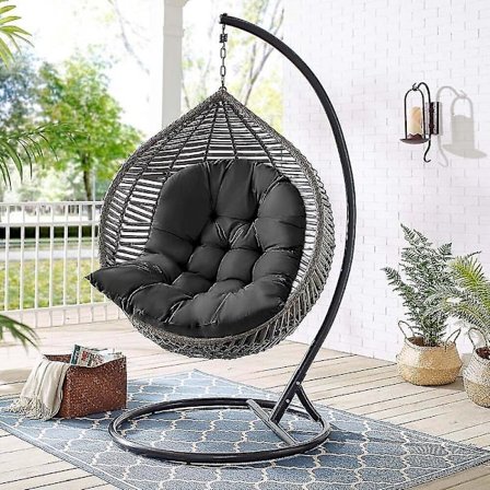 Hængende Æggesving Stol Hængekøje Sæde Tyk Pude Pude Puder (inkl. Sæde Pude)