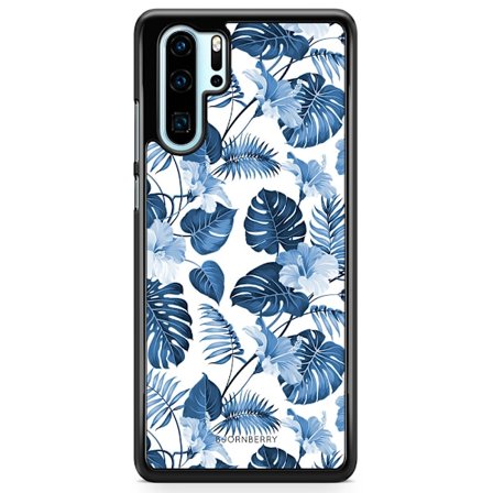 Bjornberry Hårdskal Huawei P30 Pro - Blå Blommor