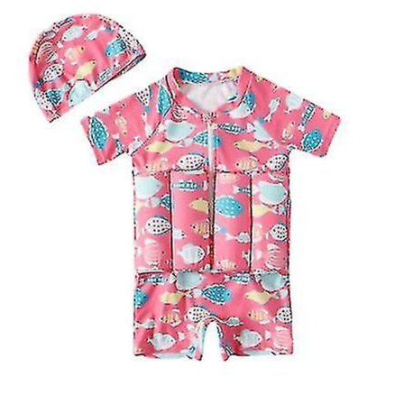 Badedrakt for barn med flyteevne - Flytebadedrakt for baby, småbarn og spedbarn - Flytende badedrakt i ett stykke