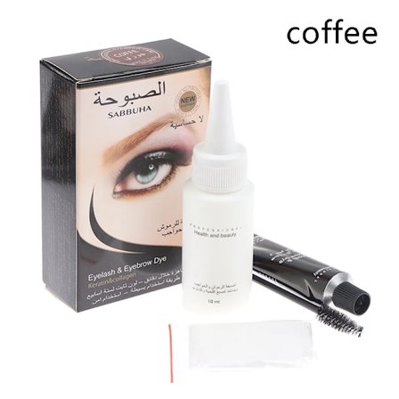 Professionel Øjenvippe Henna Øjenvippeforlængelse Øjenbrynsfarve Tint Gel Øjenvipper, Brun, Sort Farve Tint Creme Sæt, 15 Minutter Hurtig Farve Nem 