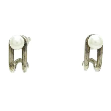 Tiffany & Co. Pre-owned, Pre-owned Silver earrings Grijs, Dames, Maat:ONE Size