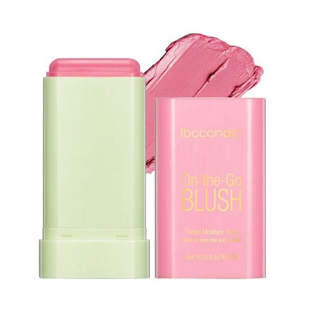 Roterande Blush Stick - Återfuktande Puder & Kräm & Läpprouge Dubbelanvändning E3A0