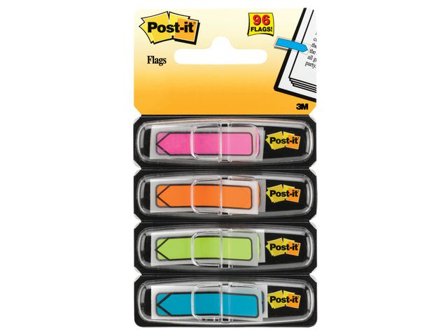 Post-it Index 11,9x43,2mm pil 96/fp - Lyreco - Kontorsmaterial - Indexflikar och märkflikar - Indexflikar i plast