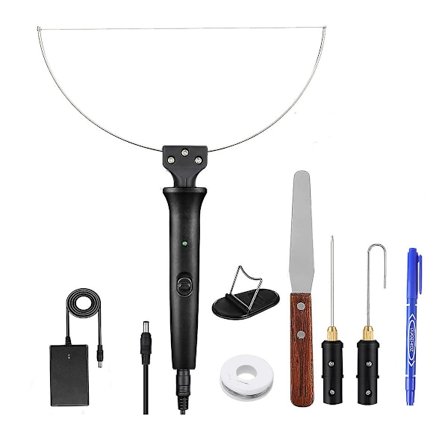 Elektrisk skæresæt til skum - Skærestift til skum 0-300 Justerbar temperatur Varmskærer Skæreværktøj