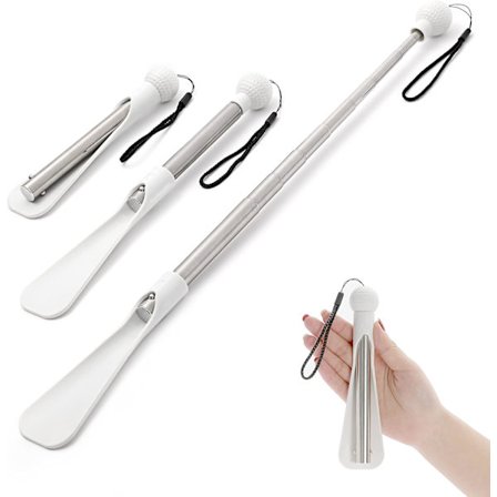 Sko-horn 36.2” Sko-horn med langt håndtag Foldbar Sko-horn Rejse til Sen