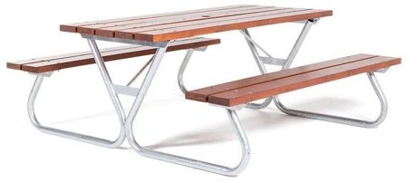 Eden Wood Robust EW 0908-6180 Picknickbord Brun, Utemöbler