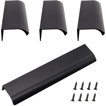 Aluminium Dolda Handtag, Set om 4 Aluminium Legering Osynlig