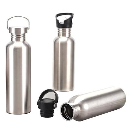 304 suuren suun yksikerroksinen urheiluvetopullo ruostumattomasta ter ksest valmistettu kannettava kylm vesipullo 500ml