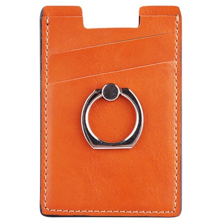 MRC03 Card Holder with Ring Stand for Mobile - Orange