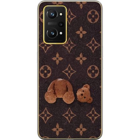 Yhteensopiva Puhelinkuori Realme Realme GT Neo 3T Graafinen monogrammikuvio, jossa taiteellisesti muotoiltu nalle