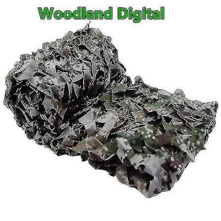 3x5m 3x8m 3x10m 4x5m forsterket kamuflasjenett svømmebasseng strand paviljong hage solskjerm kamuflasje stoffnett 7 farger skog digital - Perfekt