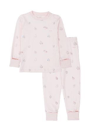 Livly Kittens 2 Piece Set Pyjamas Dam Rosa 110