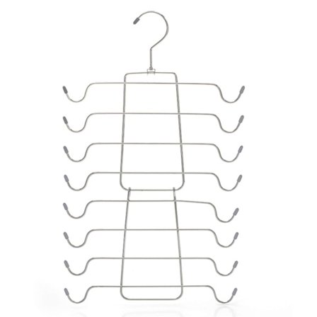 Flerlags foldbart kleshenger i legering, oppbevaringstilbehør for klær