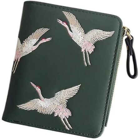 Lille Damepung Broderet Pung Kort Holder Pigepung