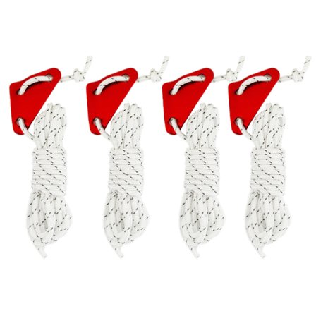 Guyline telt guideline med aluminiumsjustering