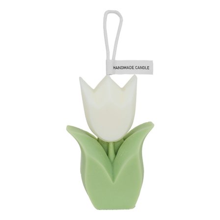 Fire blomsterduftende stearinlys håndlaget soyavoks